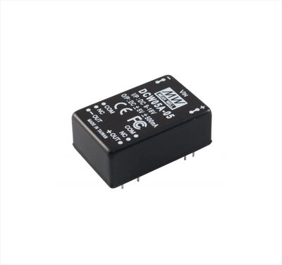 DCW05A-05 Meanwell 09~18Vdc>+/-5Vdc +/-500mA