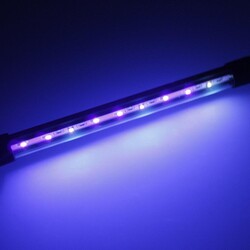 KL-LCC100-ALU-30L-UVC, Ulturaviyole, UV, violet, led, Çubuk, 30 Led/mt, Güçlü ışık, sterilizasyon, hava, su, uv temizleme, 275nm - Thumbnail