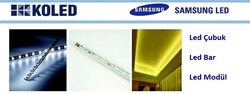 KL-LCV100-ALU-60L-24V-T0-281B, Samsung Led Çubuk, 24V, PRO Seri, Yüksek Lümen, 4000K, Beyaz, Aluminyum, led bar - Thumbnail