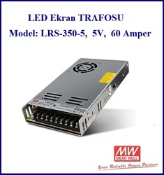 LRS-200-5, İnce, Slim, Trafo, Led ekran, Kayan yazı led Tabela, ..SMPS.., 5V, 40, Power Supply - Thumbnail