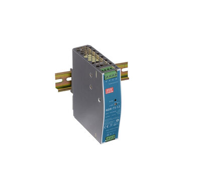 NDR-75-12 Meanwell 12Vdc 6.3Amp DIN Rail