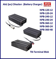 NPB-120-12-TB, Akü şarj cihazı, 12V, 6.8A, Battery charger - Thumbnail