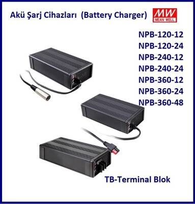 NPB-360-48-TB, Akü Şarj Cihazı, 48V, 6A, Battery Charger