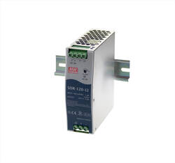 Meanwell - SDR-120-12 Meanwell 12Vdc 10.0Amp DIN Rail