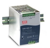 SDR-480-48 Meanwell 48Vdc 10.0Amp DIN Rail - Thumbnail