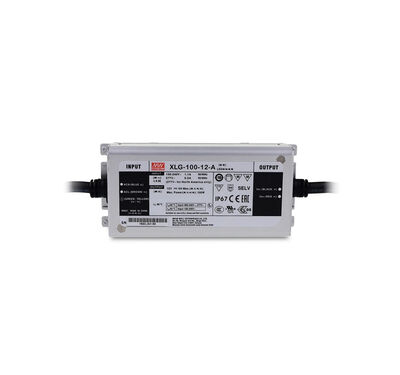 XLG-100-12-A Meanwell 12Vdc,8.0Amp,Current Adj.,(8.4~12Vdc CC)