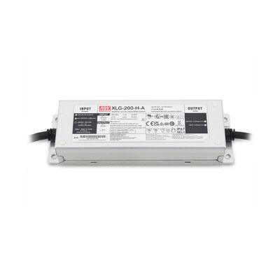 XLG-200-H-A Meanwell 27~56Vdc,3500~5550mA Constant Power,+ADJ.